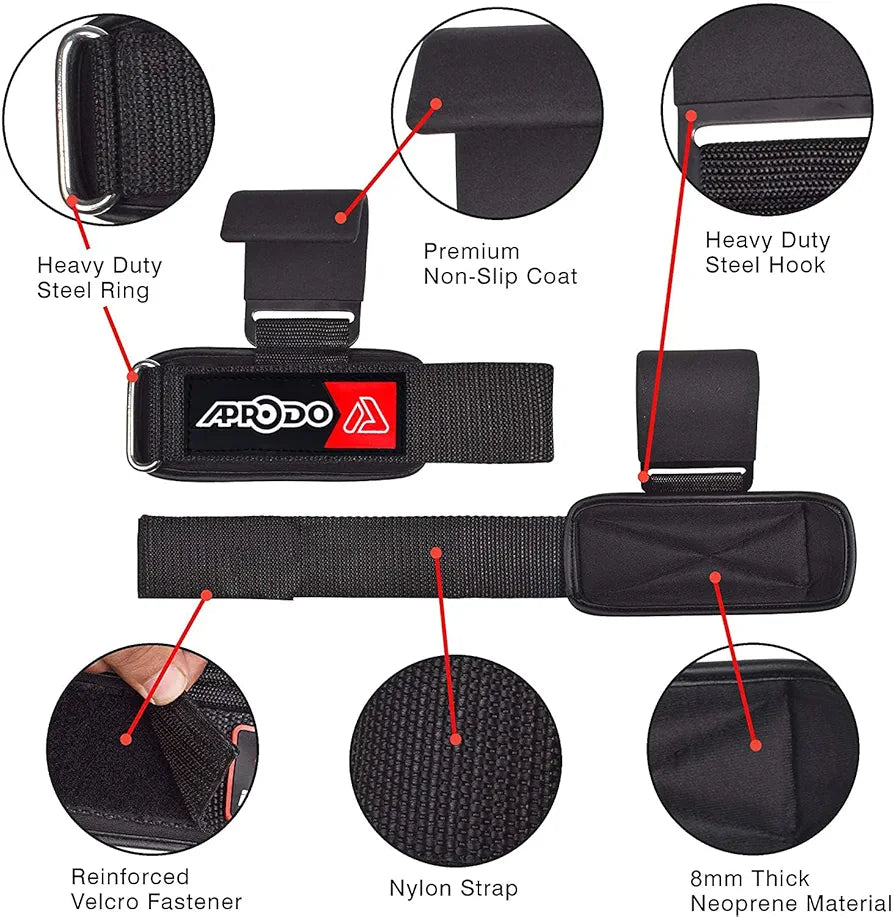 Gym Power Hooks – Lift Heavier with Comfort & Control